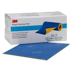 3M 35116 GRIPPY SANDING CLOTH P2000 140MM X 114MM ROLL/20