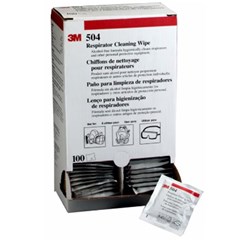 3M 504 RESPIRATOR CLEANING WIPES 100/BOX