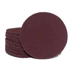 150MM DISC SELF FASTENING NON WOVEN - MAROON