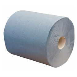 NON-D RO-TOWELS 180M X 2PLY BLUE PACK/6ROLLS