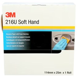 3M 216U 50335 PRECUT SOFT HAND ROLLS P320 114MM X 25M EA