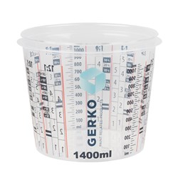 NON-D GERKO MIXING CUPS 1400ML EACH