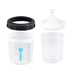 NON-D GERKO PAINT SYSTEM 125MICRON 600ML BOX/50 + OUT CUP