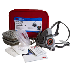 3M 6251 SPRAYING RESPIRATOR KIT A1P2-3L SMALL EA