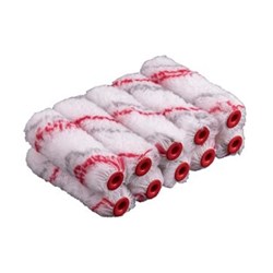 CS ALMAX MINI PAINT ROLLER DOUBLE RED STRIPE 10/PK