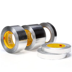 3M 425 ALUMINIUM FOIL TAPE SILVER 25MM X 55M EA